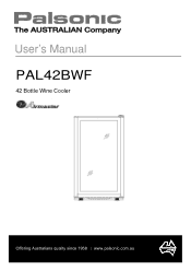 Palsonic pal42bwf Owners Manual