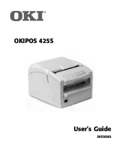 Oki OkiPOS425S OKIPOS 425S Users Guide English