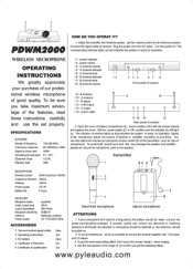 Pyle PDWM2000 PDWM2000 Manual 1