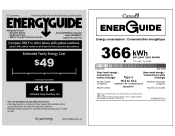 Amana ART308FFDW Energy Guide