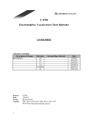 Biostar U8788 U8788 compatibility test report