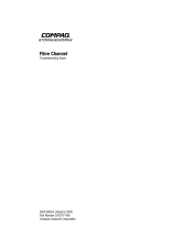 Compaq StorageWorks 4100 Compaq StorageWorks Fibre Channel Troubleshooting Guide