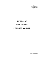 Fujitsu MPD3173AT Product Manual