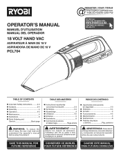 Ryobi PCL704K Operation Manual