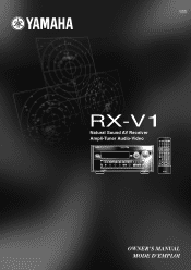 Yamaha RX-Z1 RX-Z1 Manual