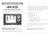 Archos 500595 User Manual