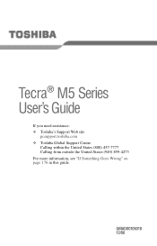 Toshiba Tecra M5-S4332 User Guide