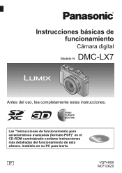 Panasonic DMC-LX7W DMCLX7 User Guide