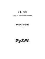 ZyXEL PL-100 User Guide