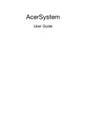 Acer Veriton X2630G User Manual