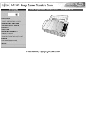 Fujitsu PA03360-B055 Operator's Guide