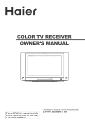 Haier D29FA11-AM User Manual