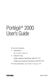 Toshiba Portege 2000 User Guide