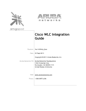 Dell PowerConnect W Clearpass 100 Software Cisco WLC Integration Guide