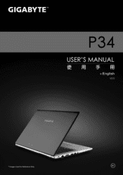 Gigabyte P34G v2 Manual
