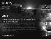 Sony HDCP43 Product Brochure HDCP43 Product Brochure