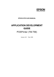 Epson C390999 Application Guide
