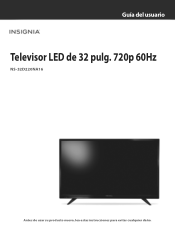 Insignia NS-32D220NA16 User Manual (Español)