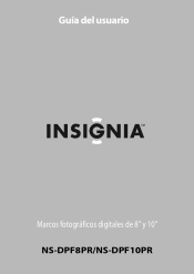 Insignia NS-DPF10PR User Manual (Spanish)