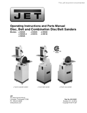 JET Tools 230V User Manual