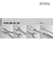 Stihl MS 251 CB-E Instruction Manual