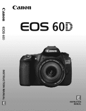 Canon 4460B003 EOS  60D Instruction Manual