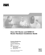 Cisco CISCO831-K9 Hardware Installation Guide