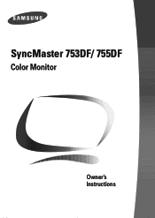 Samsung 753DF User Manual (user Manual) (ver.1.0) (English)