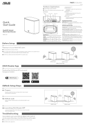 Asus ZenWiFi AX Hybrid XC5 ZenWifi XC5 2PK QSG Quick Start Guide