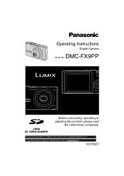 Panasonic DMCFX9 Digital Still Camera