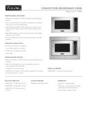 Viking VMOC Two-Page Specifications Sheet
