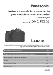 Panasonic LUMIX FZ300 Advanced Spanish Operating Manual
