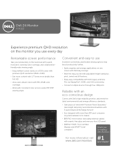 Dell P2416D Dell  Monitor Product Summary