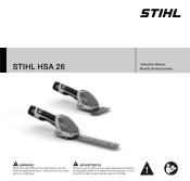 Stihl HSA 26 Instruction Manual
