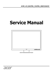 Acer B223PWL Acer B223PWL and V223PWL Monitor Service Guide