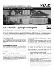 URC URCL-9640-XXXX 500 Series Lighting Brochure