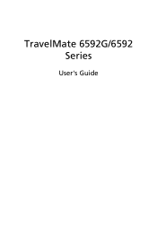 Acer TravelMate 6592G TravelMate 6592/6592G User's Guide EN
