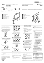 Lenovo ThinkCentre E73z (English) Safety, Warranty and Setup Guide