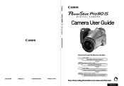 Canon Pro90 PowerShot Pro90IS Camera User Guide