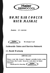 Haier LC-159G User Manual