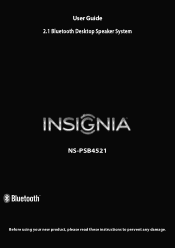 Insignia NS-PSB4521 User Manual (English)