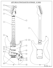 Fender Jeff Beck Stratocaster Jeff Beck Stratocaster Service Diagrams
