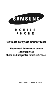 Samsung SM-G900T1 Legal Metropcs Wireless Sm-g900t1 Galaxy S 5 Kit Kat English Health And Safety Guide Ver.kk_f2 (English(north America))