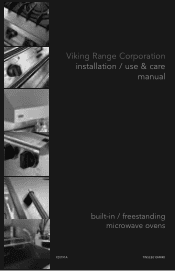 Viking VMOS201SS Use and Care Manual