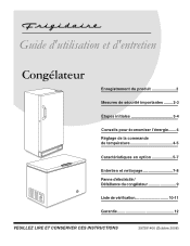 Frigidaire FFU17F5HW Complete Owner's Guide (Français)