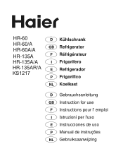 Haier KS1217 User Manual