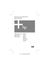 HP Photosmart R727 HP Limited Warranty Statement
