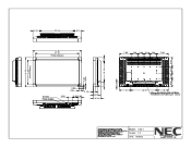 NEC V321 V321-2 : mechanical drawing