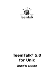 HP T5725 TeemTalk® 5.0 for Unix User's Guide