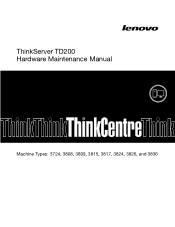 Lenovo TD200 Hardware Maintenance Manual
